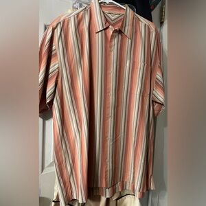 Tommy Bahama Mens Shirt Sleeve Silk Button Up Shirt